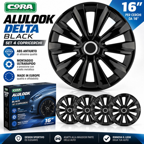 Copricerchi auto set - set, 4